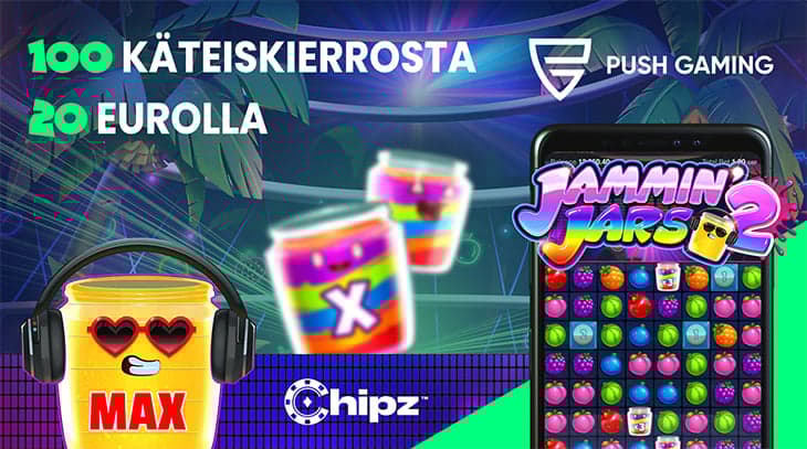 Chipz Casinolta 100 ilmaiskierrosta uusille pelaajille