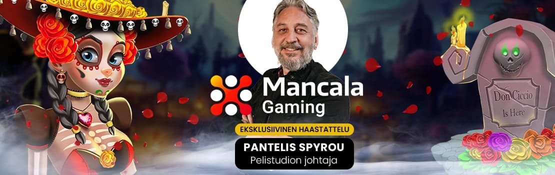 Mancala Gaming haastattelu, kuvassa pelistudion johtaja Pantelis Spyrou