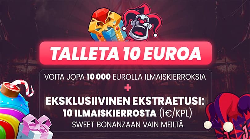 Jokeri Casino eksklusiivinen bonus