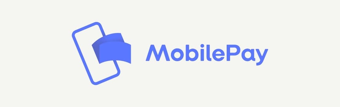 Mobilepay logo on sininen ja valkoinen ja sisältää kuvan puhelimesta, josta lähtee sinisiä seteleitä. Katso MobilePay-kasinot kokemuksia täältä!