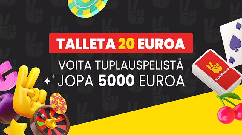 Tuplaus Kasino tervetuliaisbonus tuplauspeli