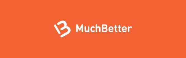 Muchbetter logo on valkoinen ja oranssi. Logo korostaa B-kirjainta. Katso Muchbetter-kasinot tietoa ja kokemuksia täältä!