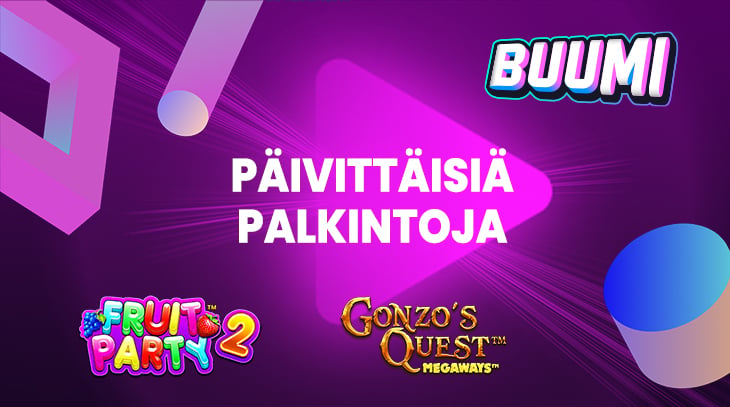 Buumi Casino paivittaiset palkinnot