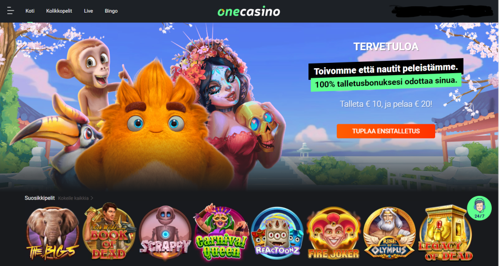 One Casino > Lue arvostelu ja kokemuksia! (2024)