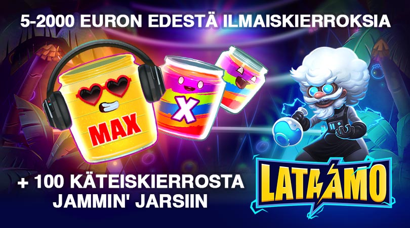 Lataamo 100 kierrosta Jammin Jarsiin